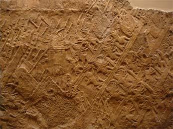 Sennacherib, king of the world, king of Assyria, sat upon
