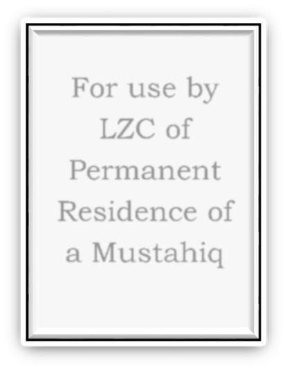 ISTEHQAQ CERTIFICATE For use by LZC of Permanent Residence of a Mustahiq Certificate No. Date Name/Address of Local Zakat Committee ********************************* It is certified that Mr./Mrs.