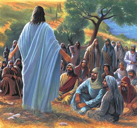 Matthew Jesus teaches His followers on a hillside near the Sea of Galilee. This famous teaching is called the Sermon on the Mount.