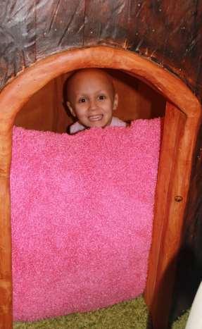 In reality, it all boils down to a four-year-old child, sick with cancer, and needing to know that she is loved. Olivia is thrilled with her room and finds safety there.