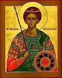 Page 7 This Month s Major Feast Days Holy and Glorious Demetrius the Myrrh-gusher of Thessalonica - October 26 The Great Martyr Demetrius the Myrrh-gusher of Thessalonica was the son of a Roman