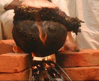 Mother Goddess in Hinduism. Pongala, or Ponkala, is an offering of boiled rice in earthern pot.