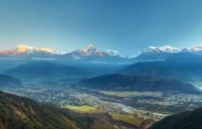 DAY 07: SUNRISE EXCURSION IN POKHARA (BREAKFAST/-/-) Early morning, excursion to Sarangkot hill for closer view of mountains and sunrise view At an elevation of 1592m, Sarangkot is probably the most