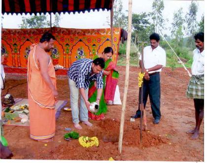 The Ground breaking ceremony : Mr. Arun Kumar s Cottage On the front of Construction, much has been happening since we published our few issues of.