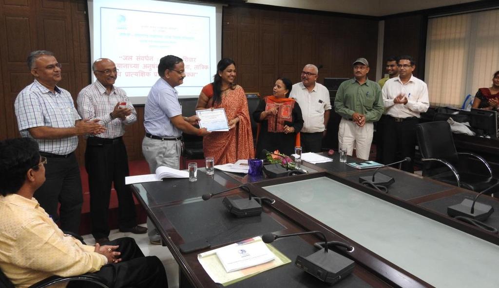 Milind Pandit who is main trainer for training on, Water conservation: technical and practical learning in context to Jalyukta Shivar become honorary advisor for the executives of