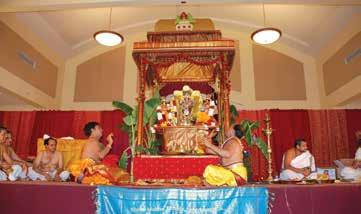 Special Abhishekam for Lord Balaji Mula Moorthi was performed followed by beautiful alamkaram and pavitra Samarpanam. The three day event concluded with Shanti Kalyanam on Sunday evening.