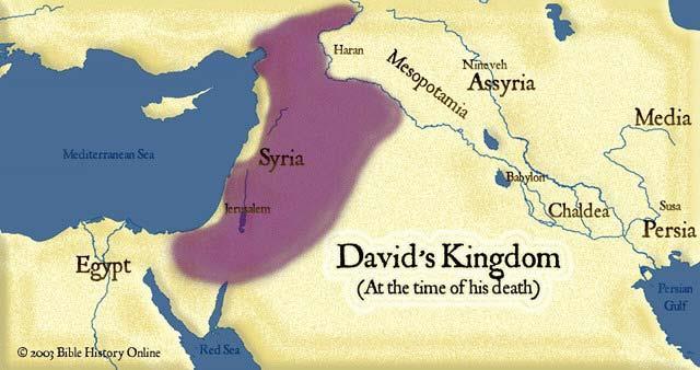 Hebrews Saul established a small kingdom in the Mesopotamian region.