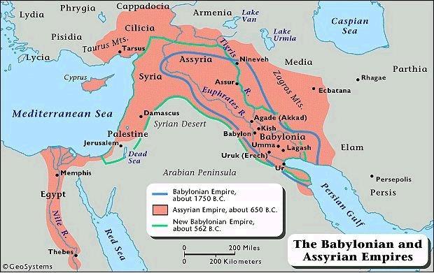 Assyrians The Assyrians invaded Syria in the 9 th Century BC and conquered the cities of Damascus and Babylon.