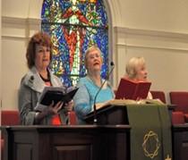 Elizabeth Duncan delivered our message entitled Celebrating United Methodist Women.