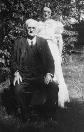 Front: Robert Quillen Chick Childress & his wife Nancy Jane Clark. Back: Dr. Elisha A.