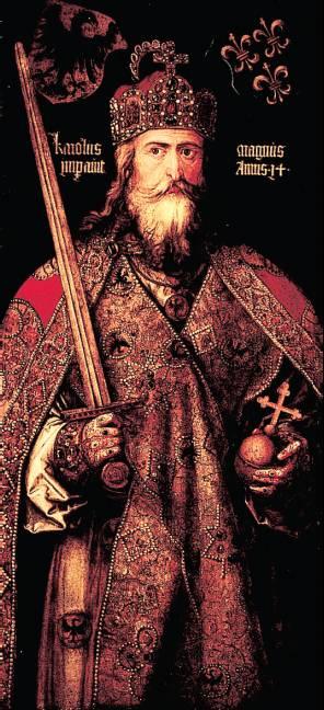 Charlemagne Becomes Emperor From Pepin to Charlemagne Pepin dies in 768, leaves kingdom