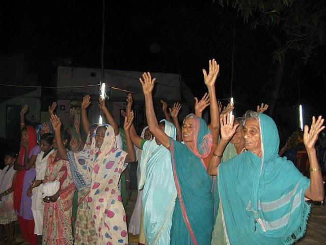 Hindu Women Raising Their