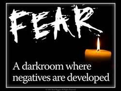 Sometimes fear seems chronic - a rather unwelcome constant companion - we fear we won't have enough money, we'll grow old and die alone, we won't survive our terrible illness, we won't be able to see