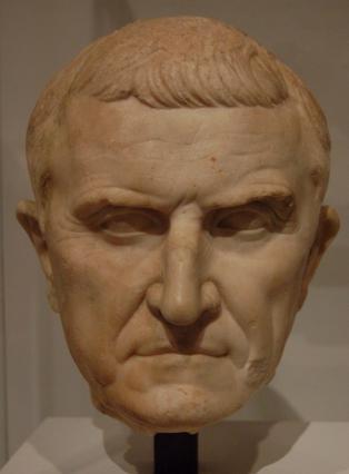 11 Marrying into power This bust portrays Marcus Licinius Crassus, husband to Caecilia Metella Cretica.