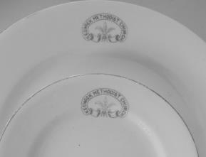 Memorabilia : While clearing the kitchen we found a number of plates stamped Keswick Methodist Church. If you d like some, please feel free to take them.