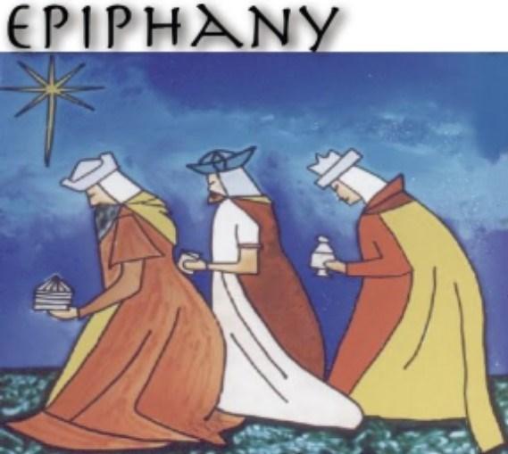 ST. MARY STAR OF THE SEA Epiphany comes from the Greek meaning "Manifestation". Today we celebrate the arrival of the Magi bearing gifts for the Christ Child.