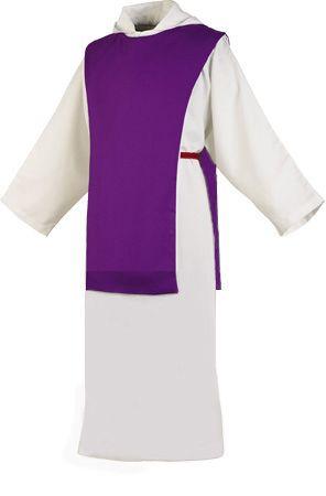 Scapular - long vestment worn by altar servers over top of