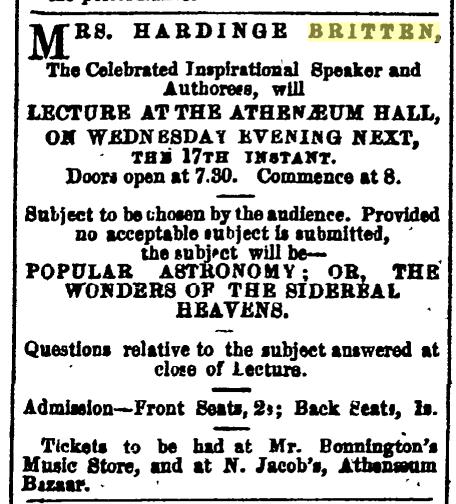 visits (schools, funerals, openings) Southland Times, April 23, 1879 Dunedin --> Invercargill (June) --> Dunedin (July, August) --> Nelson (September) --> Wellington