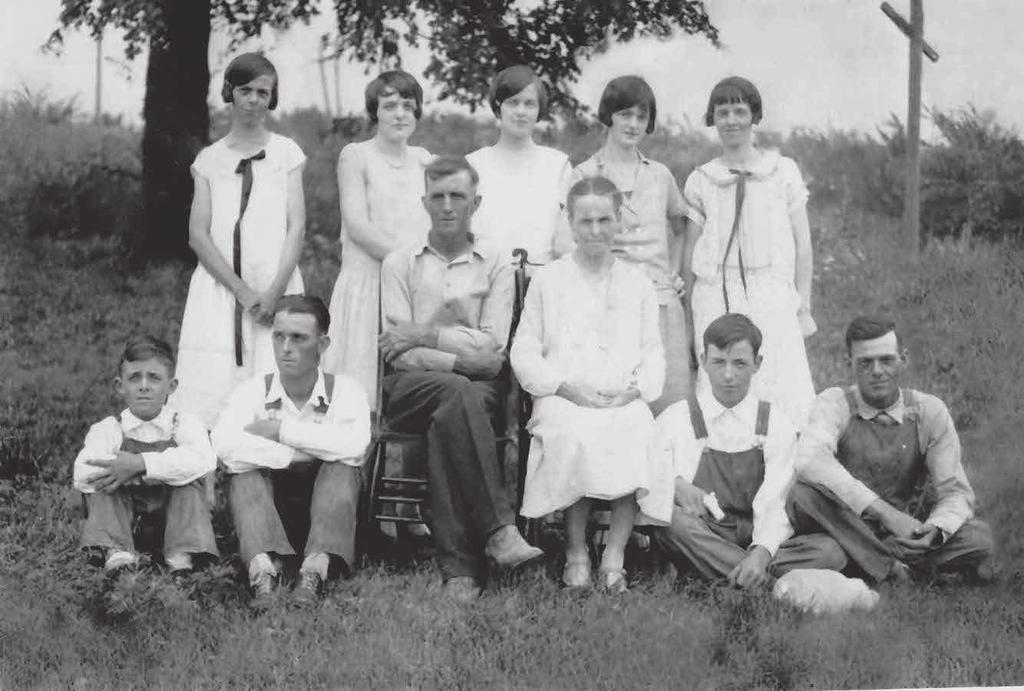 Pictured above is the Francis D. and Nancy Norris James family.