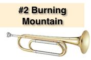 Trumpet #2: Burning Mountain Revelation 8:8,9 The second angel sounded, and something like a great mountain burning with fire was thrown into the sea; and a third of the sea became blood, and a third