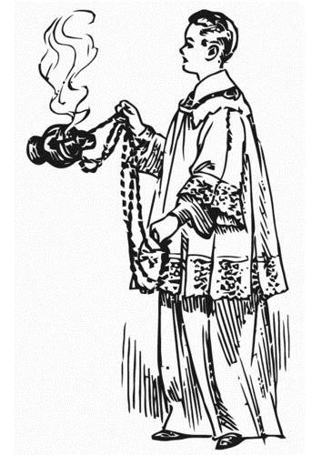 INCENSE TIPS PROCEDURES FOR SUNDAY MASS When handing the thurible to the Presider, do not have the chain wrapped around your hands.