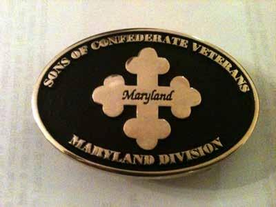 The buckles are $21 each and can be bought at our monthly meeting or you may contact Robert Parker 301-782-3069 You do not have to be an SCV member to purchase.
