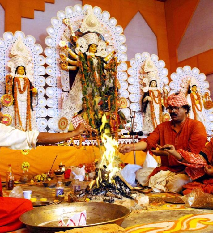 ORIGINAL PRACTICE OF HINDUISM Religious observance in Hinduism can happen anywhere at any time and does not have a specified time or place Puja Puja- the general term used to describe Hindu