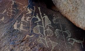 You must understand that these engravings were done over generations and generations of Aboriginal
