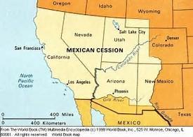 MOVES ON TO CALIFORNIA WITH SMALL FORCE 8-12000 MEXICAN RESIDENTS NEW MEXICO AND CALIFORNIA JOHN C.