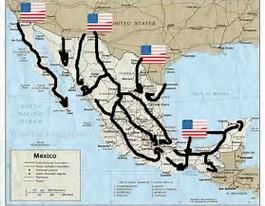 INVASION OF MEXICO WAR IN NORTHERN MEXICO BATTLE OF BUENA VISTA UNITED STATES