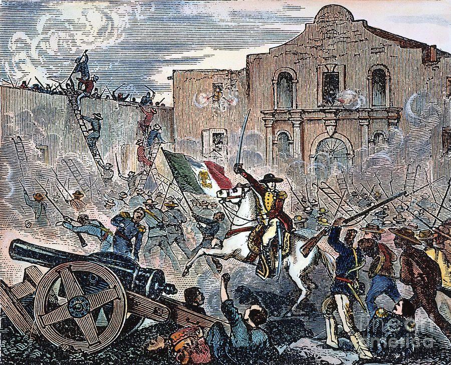 Remember the Alamo! The commander of the Anglo troops, Lieutenant Colonel William Travis, moved his men into the Alamo, a mission and fort in the center of San Antonio.