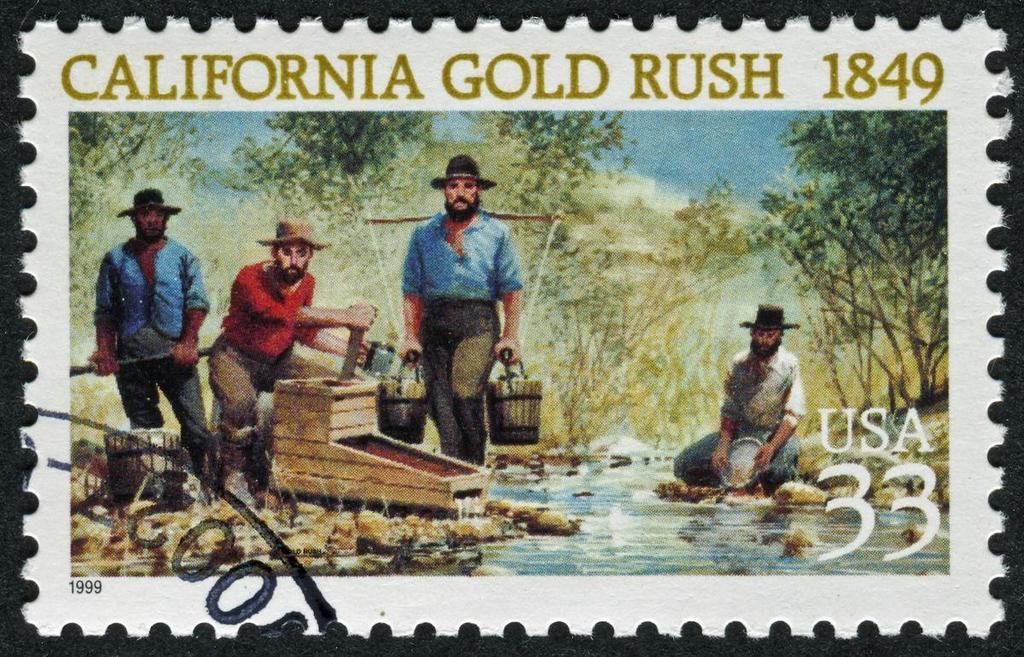 The Californian Gold Rush The United States quickly benefited from its new territories when gold was discovered.