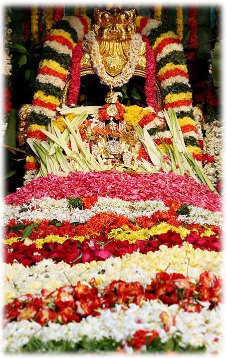 As Her name suggests, Padmavathi Devi is said to have been born out of a lotus blossom near the present-day temple erected in Her name.