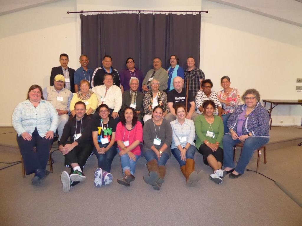 Above: Anglican Indigenous Network Delegates 2015 The 2015 AIN conference concluded with karakia led by Bishop Te Kitohi Pikaahu.