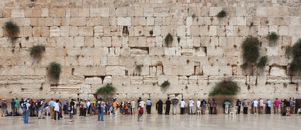 DAY 8 THURSDAY MODERN JERUSALEM This morning, we share in the joy of the many B nai Mitzvah ceremonies at the Kotel.