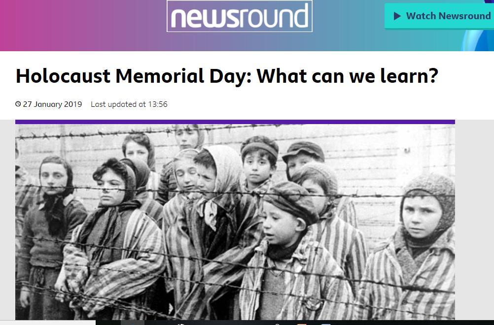 Holocaust Memorial Day Do you want to know more about the