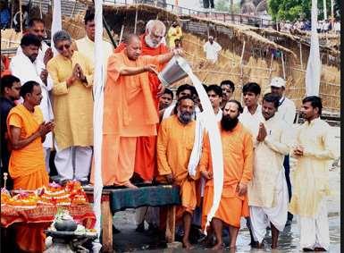 Uttar Pradesh Chief Minister Yogi Adityanath who visited the Ayodhya district today said he