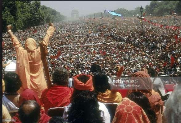 Ayodhya Historic timeline continued Year 1991 On 2nd November, massive 6-10 lakh people
