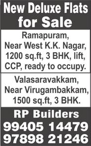 AYUDHA pooja & Deepavali orders undertaken, we also supply home made food to offices & functions. Ph: 9884370366. r CIVIL WORKS SAAI Sri Ram Constructions (Ex.