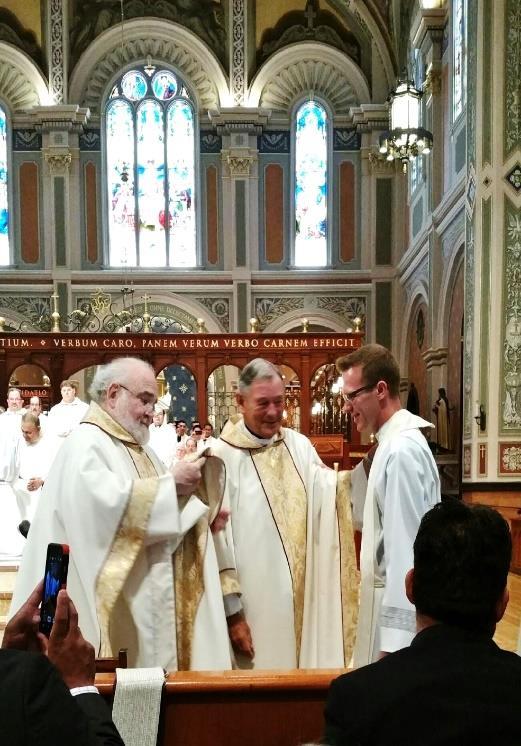 The next day, Father Michael celebrated a Mass of Thanksgiving at Saints Peter and Paul Church in Rocklin. Both Bishop William Weigand and Bishop Richard Garcia were concelebrants at the Mass.