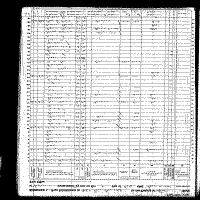 , 1850 Census: head, 21, born Indiana, farmer, 1850, White River Twp.