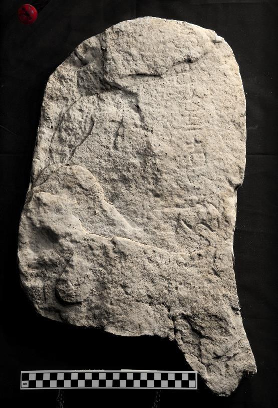 Figure 2: A plaster cast of Sinai 360 6 Figure 3: Sinai 360 with the letters labeled The square brackets around [MHBLT] in Krahmalkov s transcription mark these letters as a restoration: the sequence