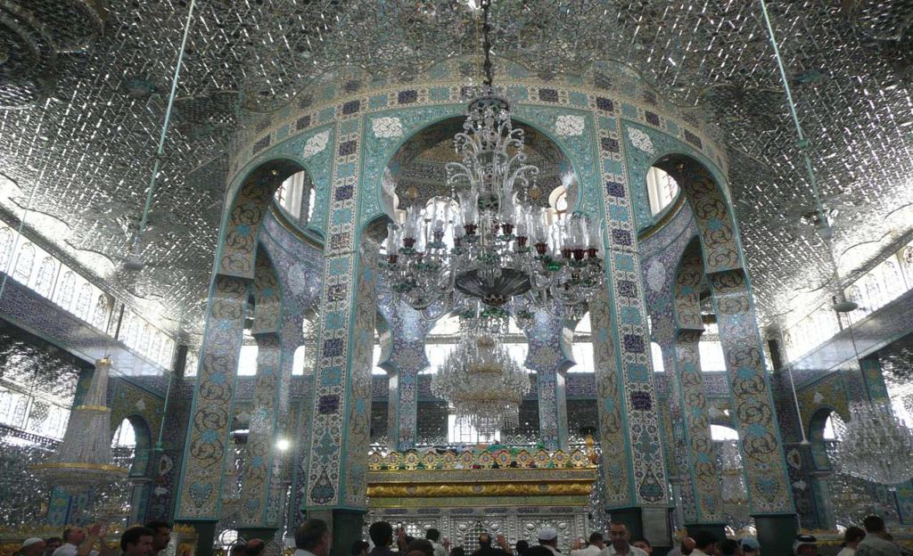 The internal view of al-sayyida Zeinab Shrine - Photograph: Alessandro Bacci All these events with no doubt in a certain way risk to the derail the process of escaping international isolation in