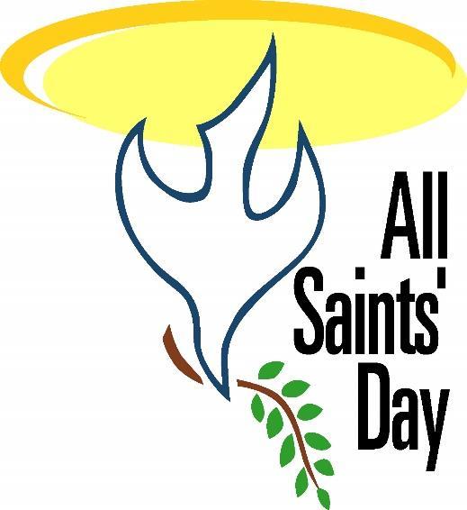 November 6: On November 6 th, we will have our annual All Saints Day Service.
