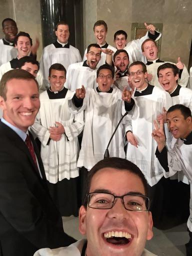 It was great having a larger group this time around, and I could tell my brother seminarians had a blast (for some it was their TV debut!).