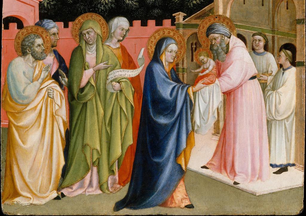 The Presentation in the Temple The child s father and mother were amazed at what was said about him; and Simeon blessed them and said to Mary his mother, Behold, this child is destined for the fall