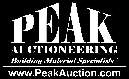 Peak Auctioneering Building Material Auction Specialists P.O. Box 14141 Kansas City, MO 64101 Office (816) 474-1982; Fax (816) 474-4405 www.peakauction.