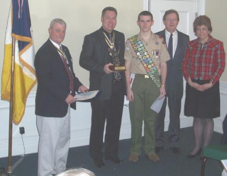 Eagle Scout Essay Winner, Bryce Rush (with his
