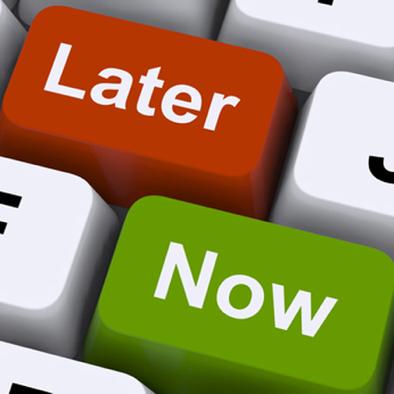 PROCRASTINATION Governor Felix was an example of procrastination which is delaying or postponing action