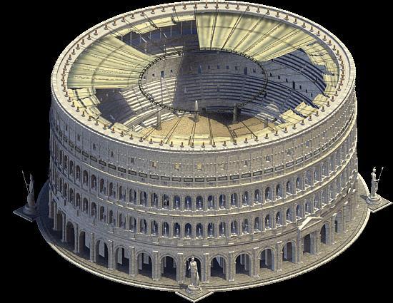 K) The Colosseum 1) Construction: 71-80 AD 2) Seating: 50,000 spectators